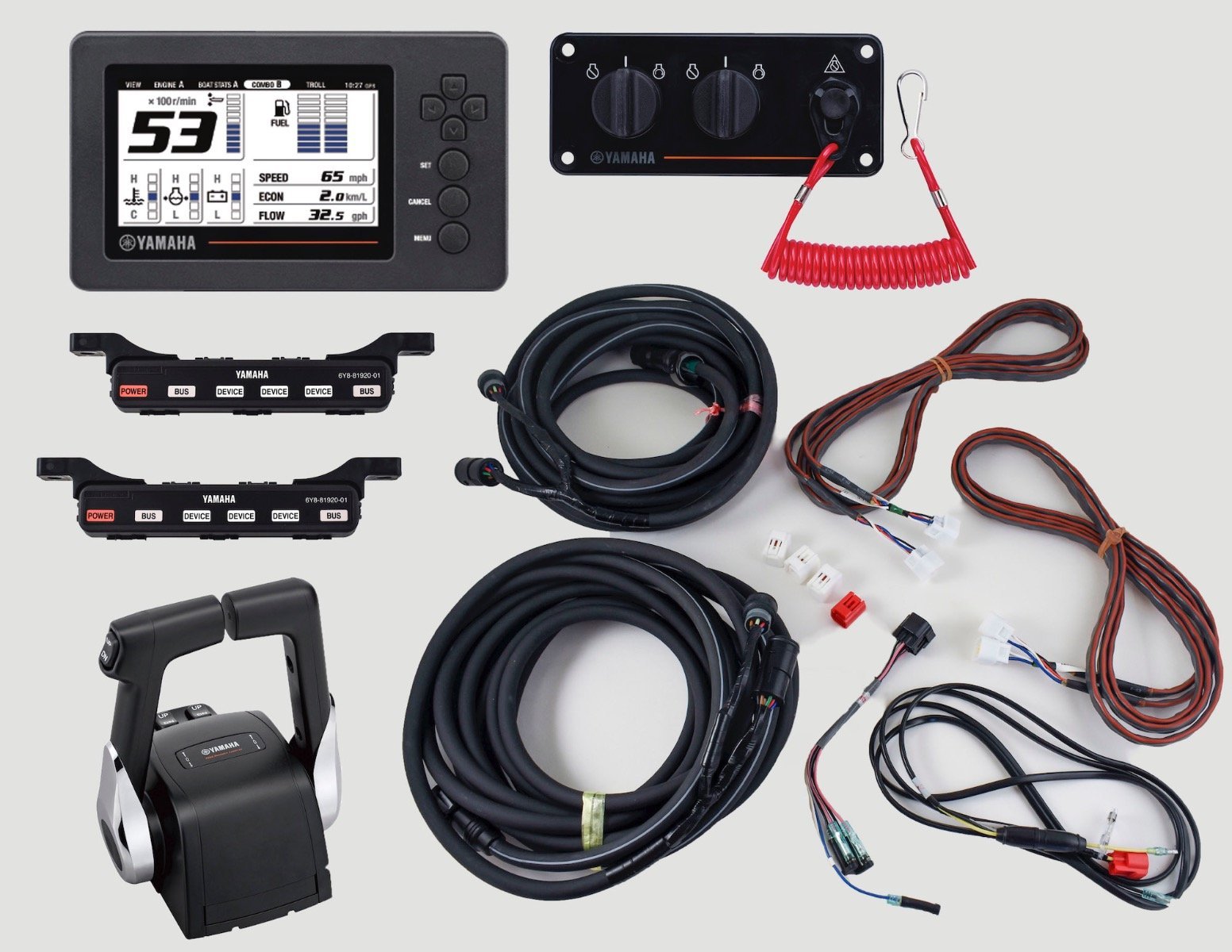 yunページ Yamaha - Command Link Twin Engine 6YC Display Kit with 704