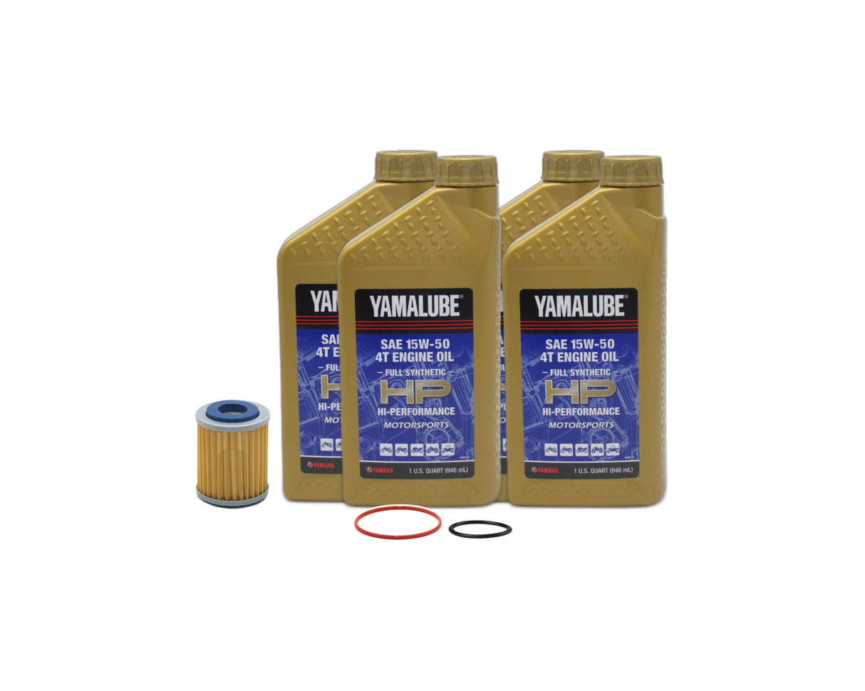 Yamaha Big Bear 400 2WD ATV Full Synthetic 15W50 Oil Change Kit 2000-2004