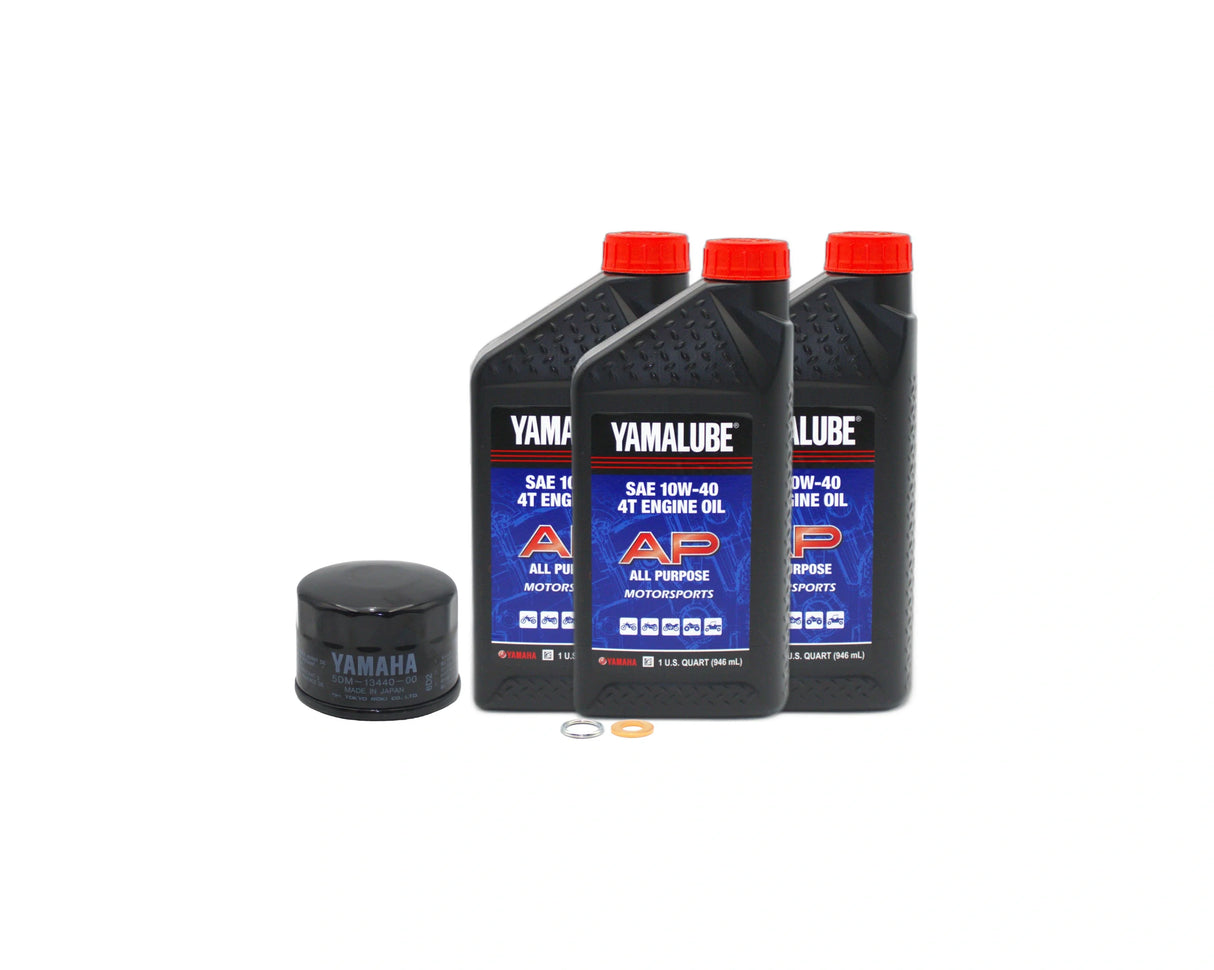 Yamaha Raptor 660 ATV All Purpose 10W40 Oil Change Kit 2001-2005