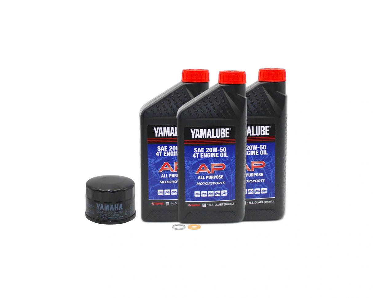 Yamaha Raptor 660 ATV All Purpose 20W50 Oil Change Kit 2001-2005