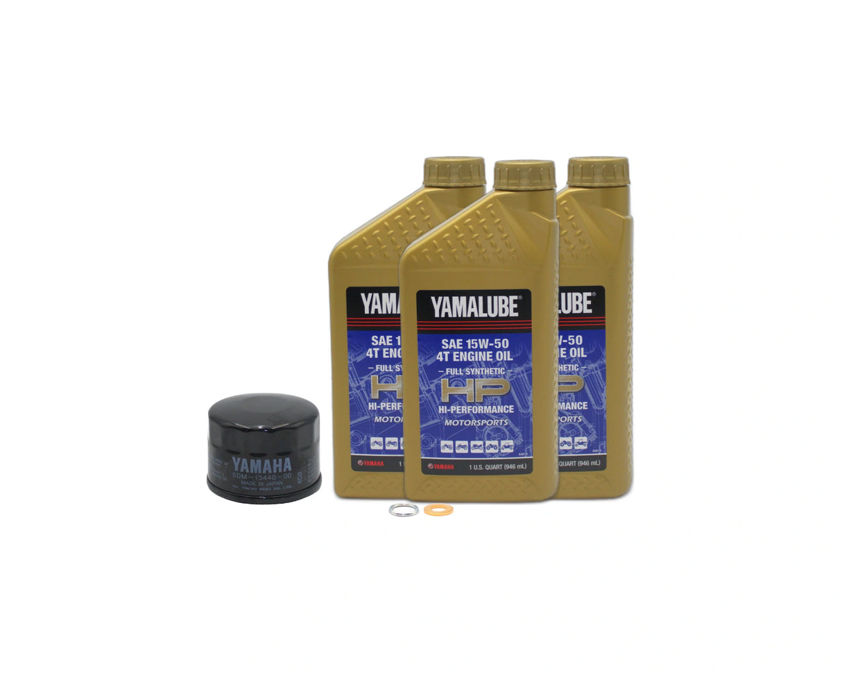 Yamaha Raptor 660 ATV Full Synthetic 15W50 Oil Change Kit 2001-2005