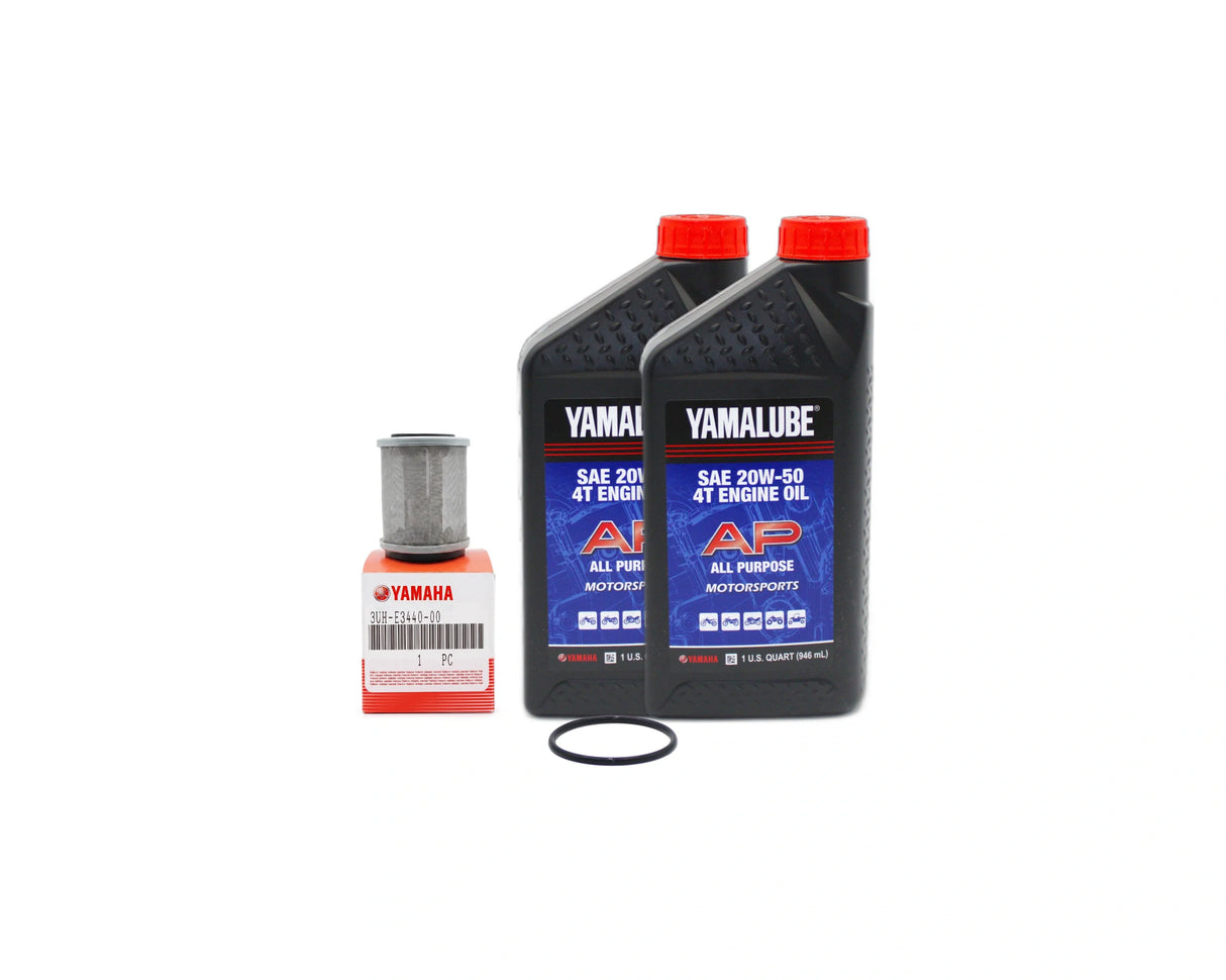 Yamaha 250 Bruin ATV All Purpose 20W50 Oil Change Kit 2005