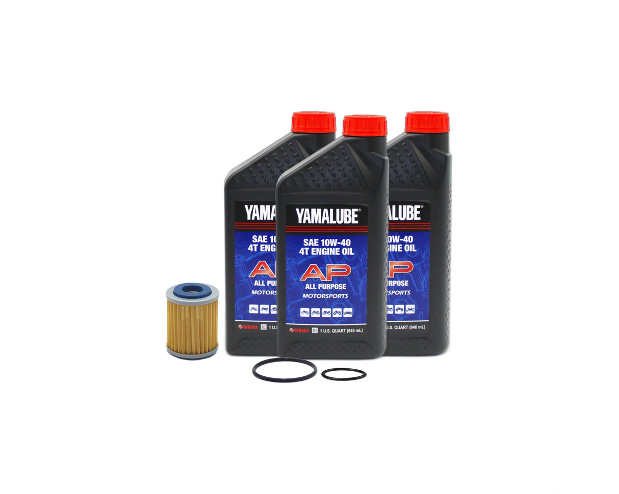 Yamaha Raptor 350 ATV All Purpose 10W40 Oil Change Kit 2005-2013