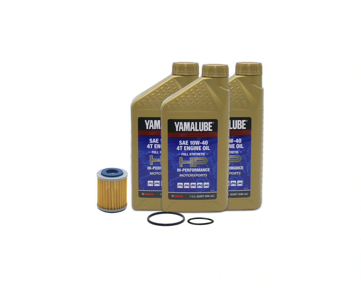 Yamaha Raptor 350 ATV Full Synthetic 10W40 Oil Change Kit 2005-2013
