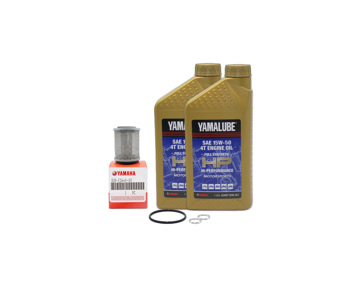 Yamaha 250 Big Bear ATV Full Synthetic 15W50 Oil Change Kit 2007-2009