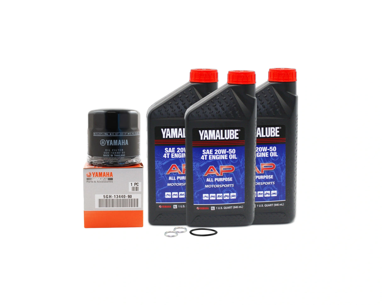 Yamaha Grizzly 450 4WD EPS ATV All Purpose 20W50 Oil Change Kit 2011-2013