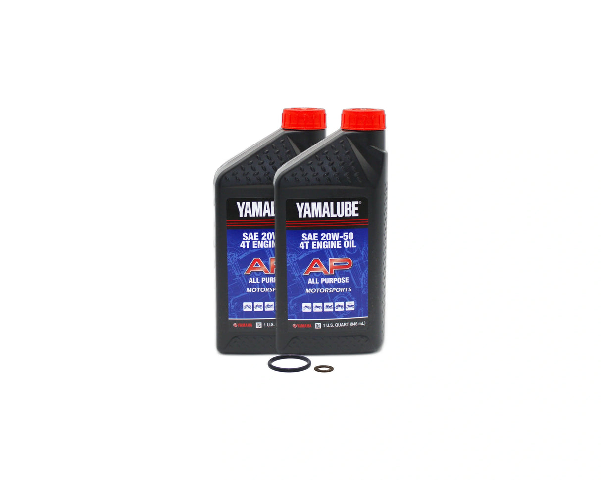Yamaha Raptor 125 ATV All Purpose 20W50 Oil Change Kit 2011-2013