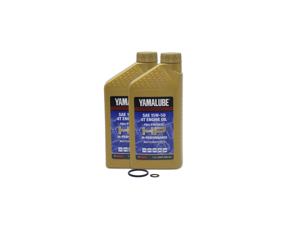 Yamaha Raptor 125 ATV Full Synthetic 15W50 Oil Change Kit 2011-2013