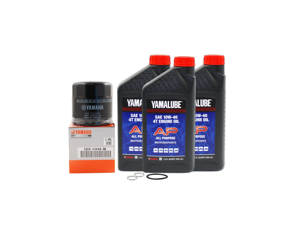 Yamaha Kodiak 450 ATV All Purpose 10W40 Oil Change Kit 2018-2024