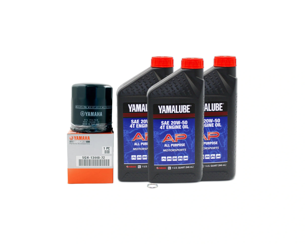 Yamaha Rhino 660 Side-By-Side All Purpose 20W50 Oil Change Kit 2004-2007