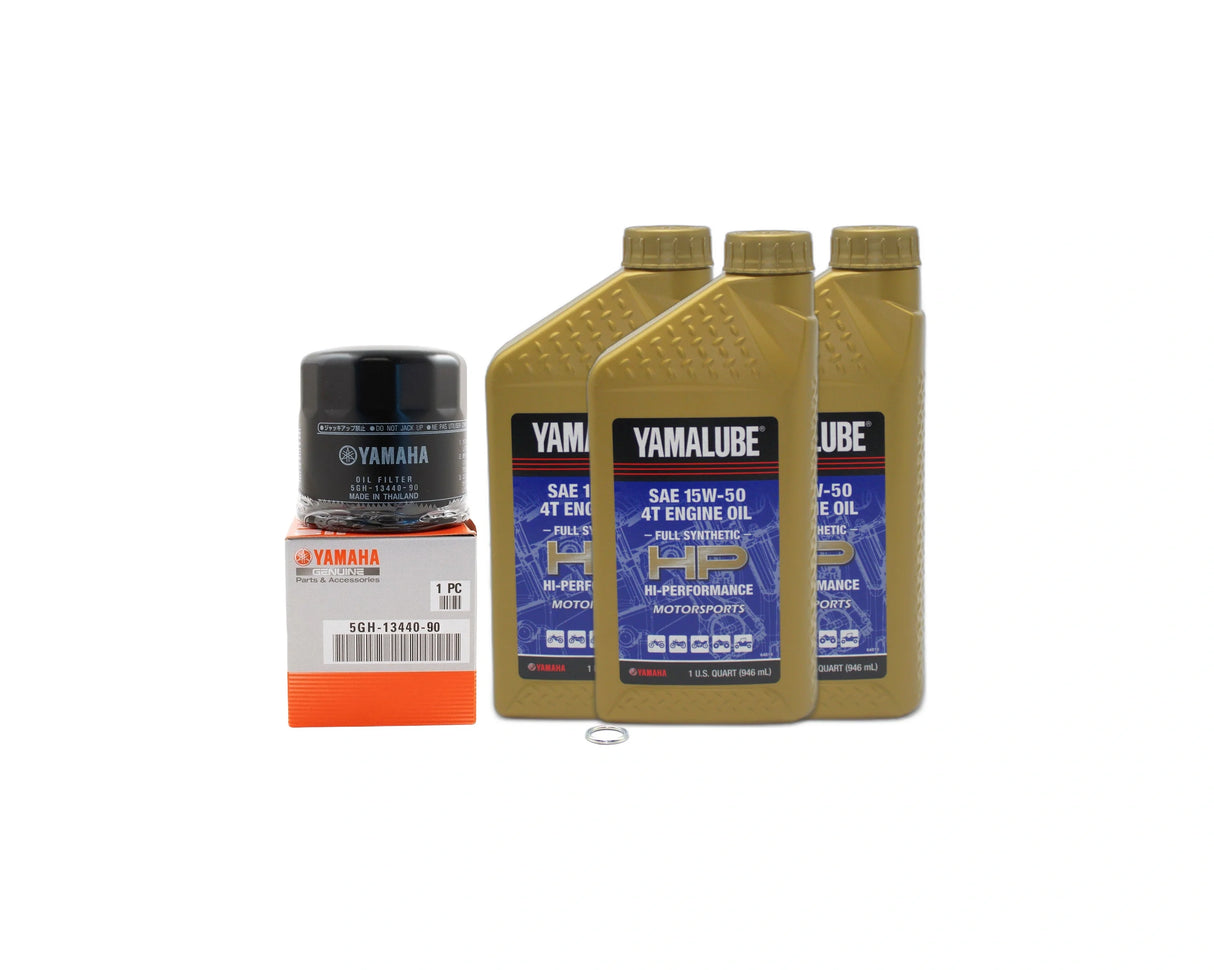 Yamaha Viking Side-By-Side Full Synthetic 15W50 Oil Change Kit 2014-2024