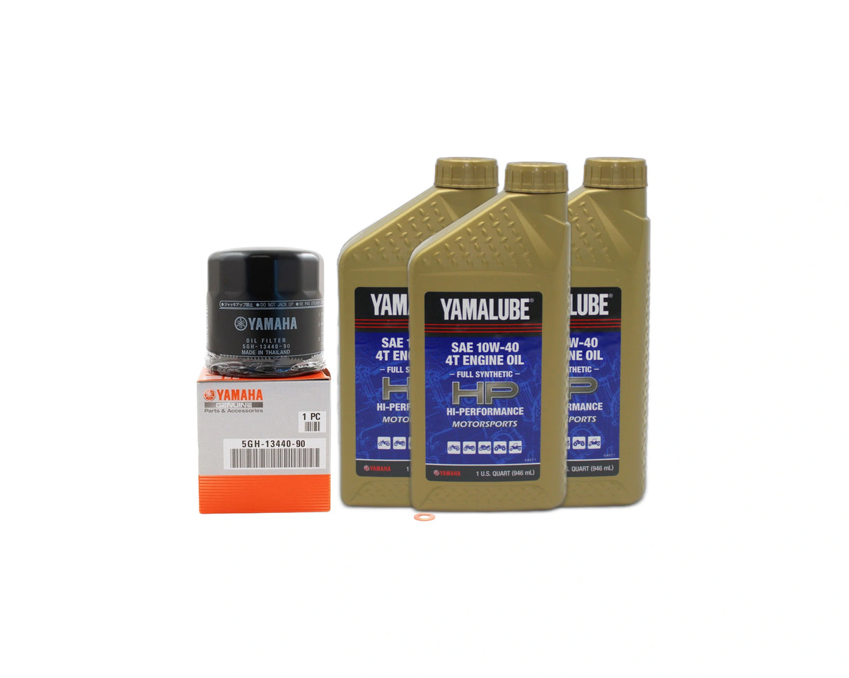 Yamaha YXZ1000R/SS Side-By-Side Full Synthetic 10W40 Oil Change Kit 2016-2024