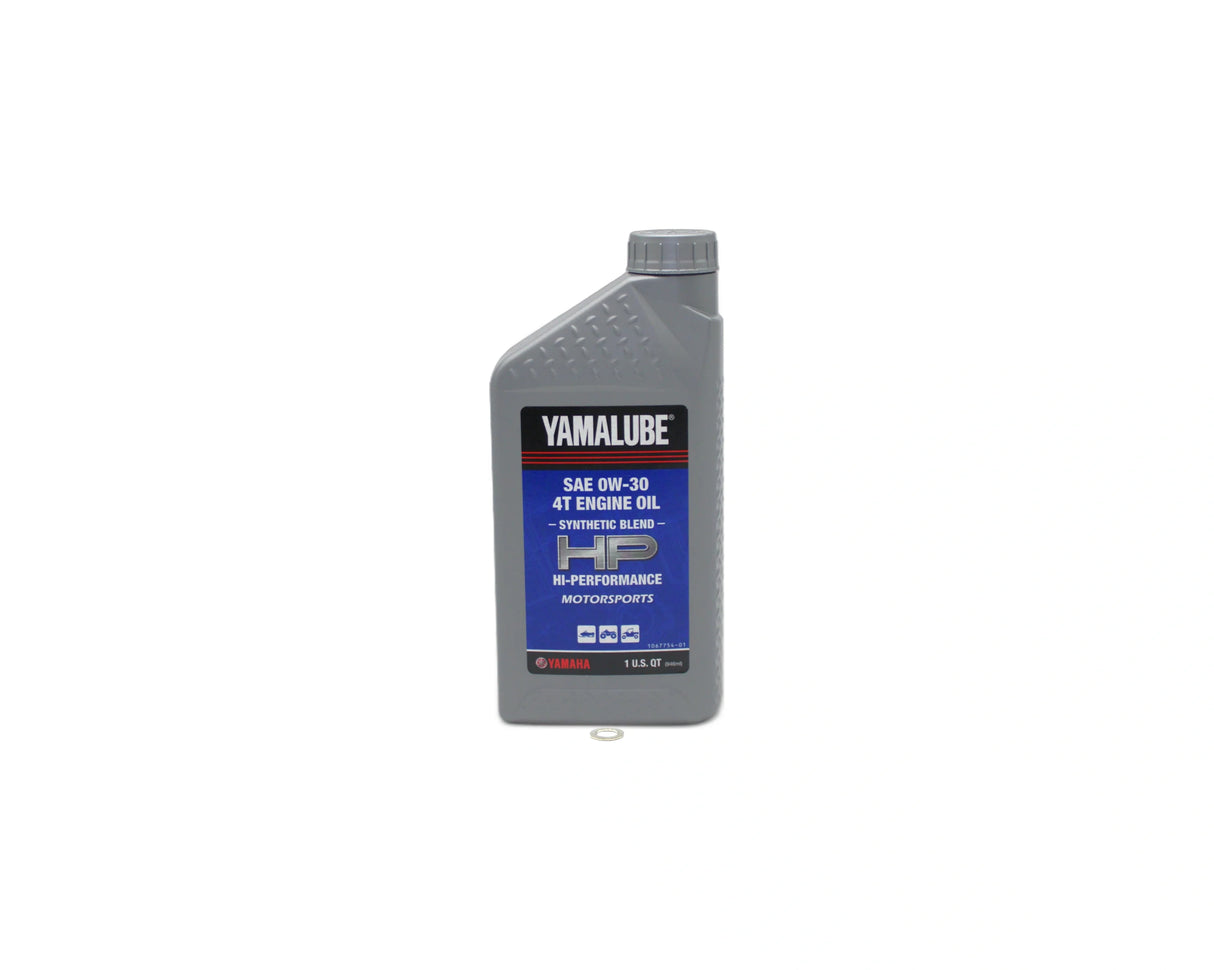 Yamaha SnoScoot Snowmobile Semi-Synthetic 00W30 Oil Change Kit 2018-2025