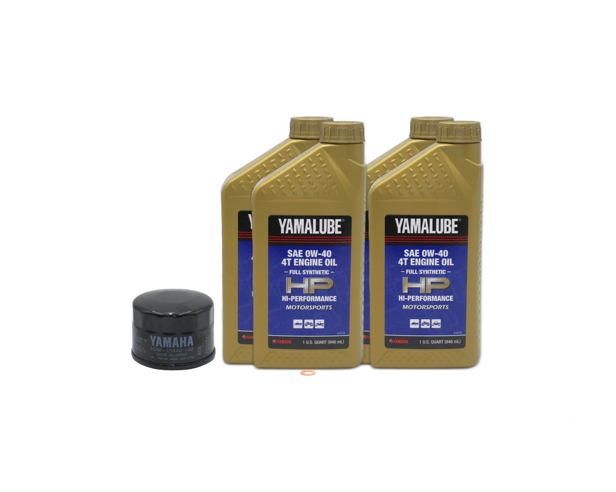 Yamaha RS Vector Snowmobile Full Synthetic 00W40 Oil Change Kit 2010-2017