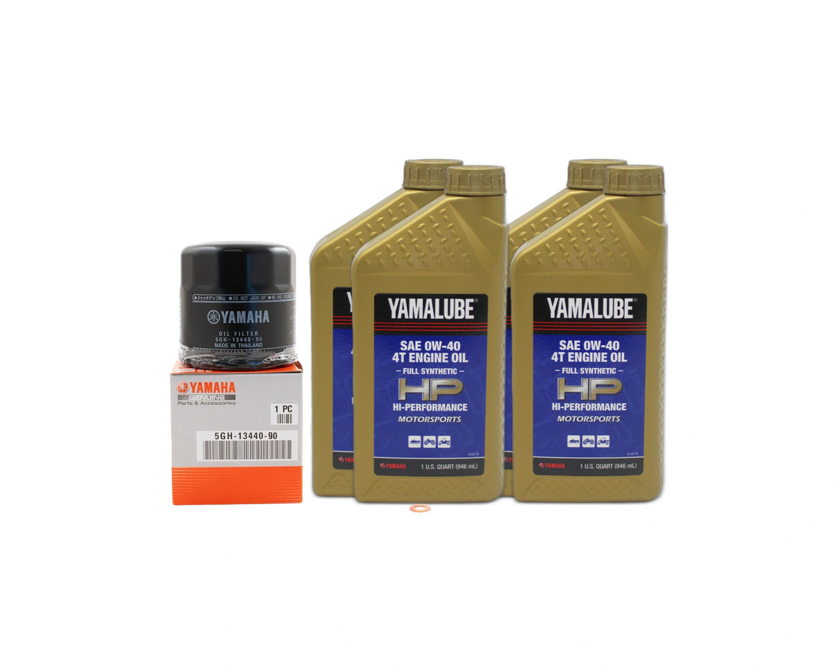 Yamaha Apex Snowmobile Full Synthetic 00W40 Oil Change Kit 2006-2018