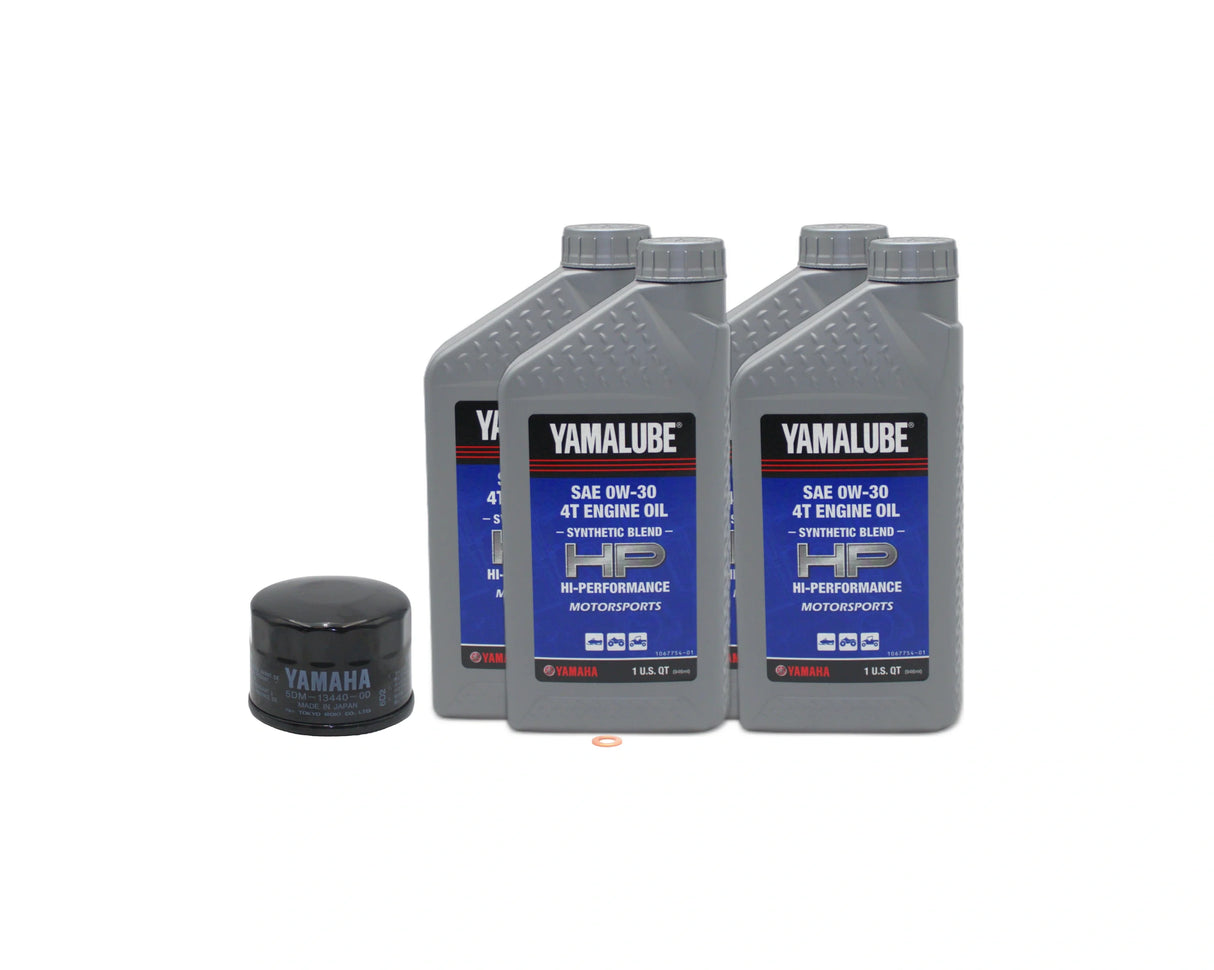 Yamaha FX Nytro Snowmobile Semi-Synthetic 00W30 Oil Change Kit 2006-2018