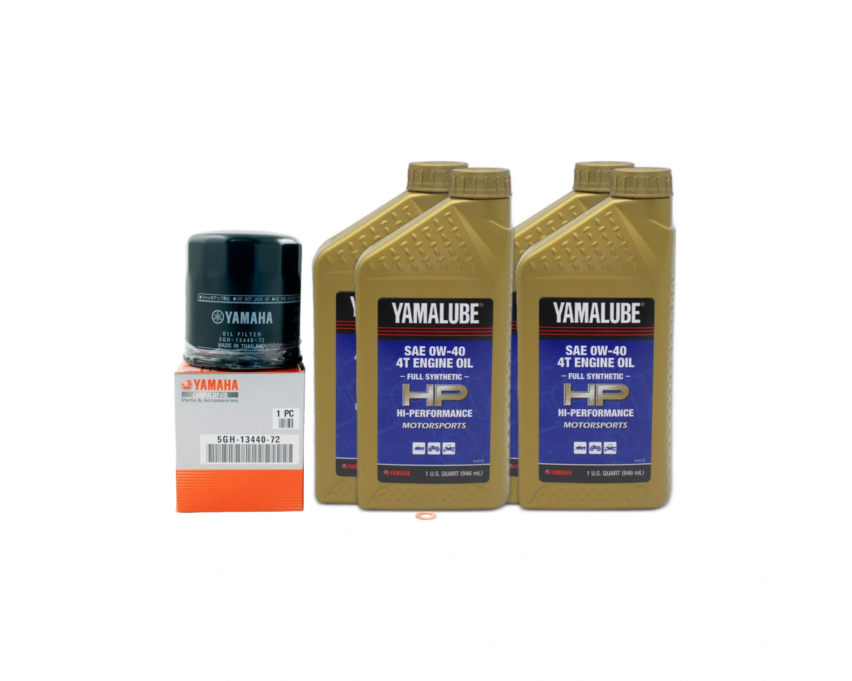 Yamaha RX-1 Snowmobile Full Synthetic 00W40 Oil Change Kit 2003-2005
