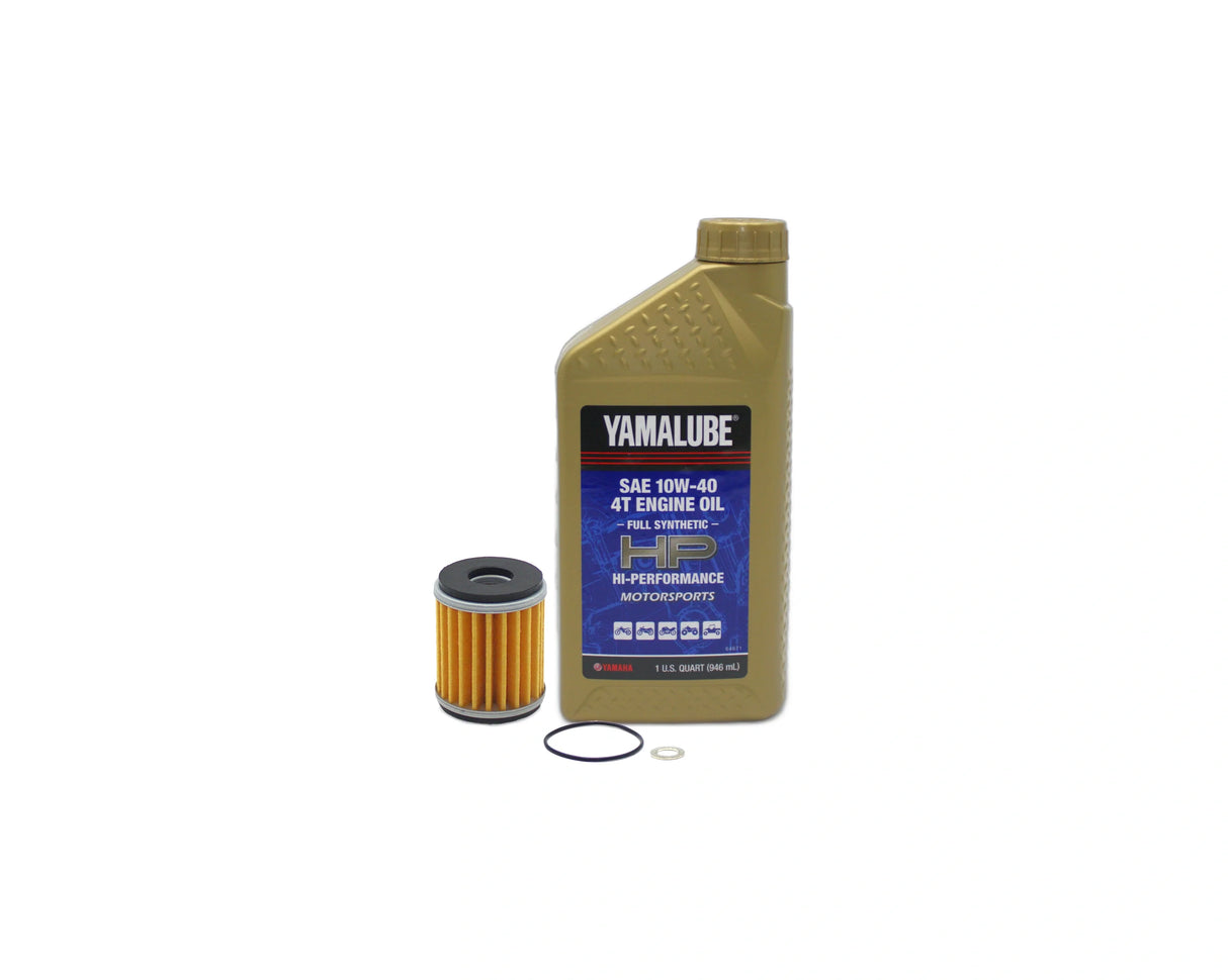 Yamaha YZ450FX Motorcycle Full Synthetic 10W40 Oil Change Kit 2016-2024