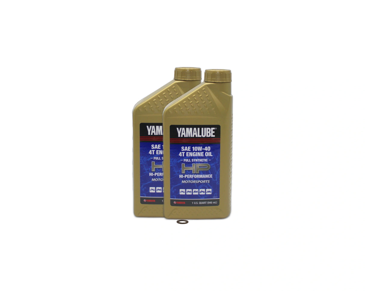 Yamaha TT-R125LE Motorcycle Full Synthetic 10W40 Oil Change Kit 2003-2024
