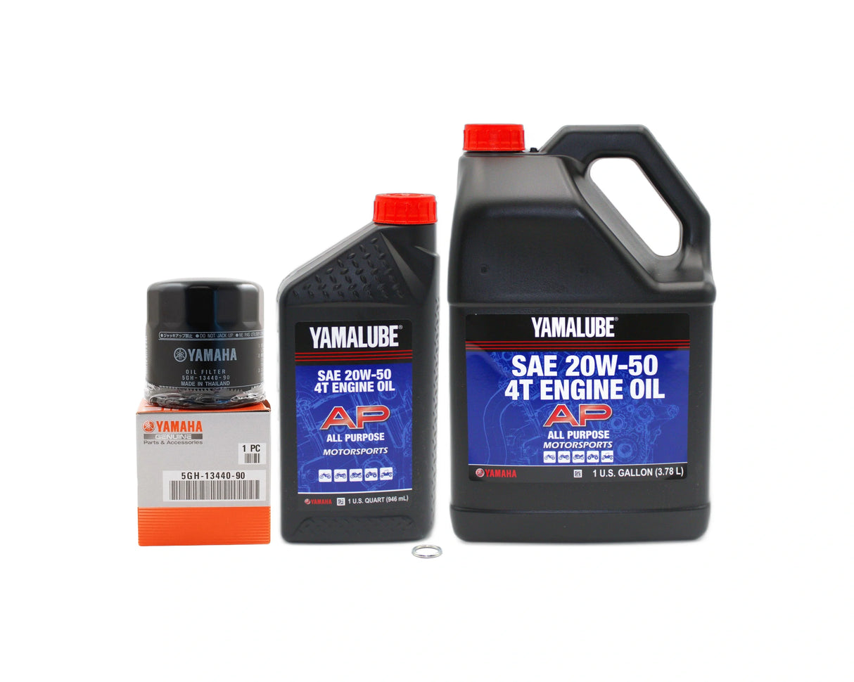 Yamaha YZF-R1 Motorcycle All Purpose 20W50 Oil Change Kit 2012-2014