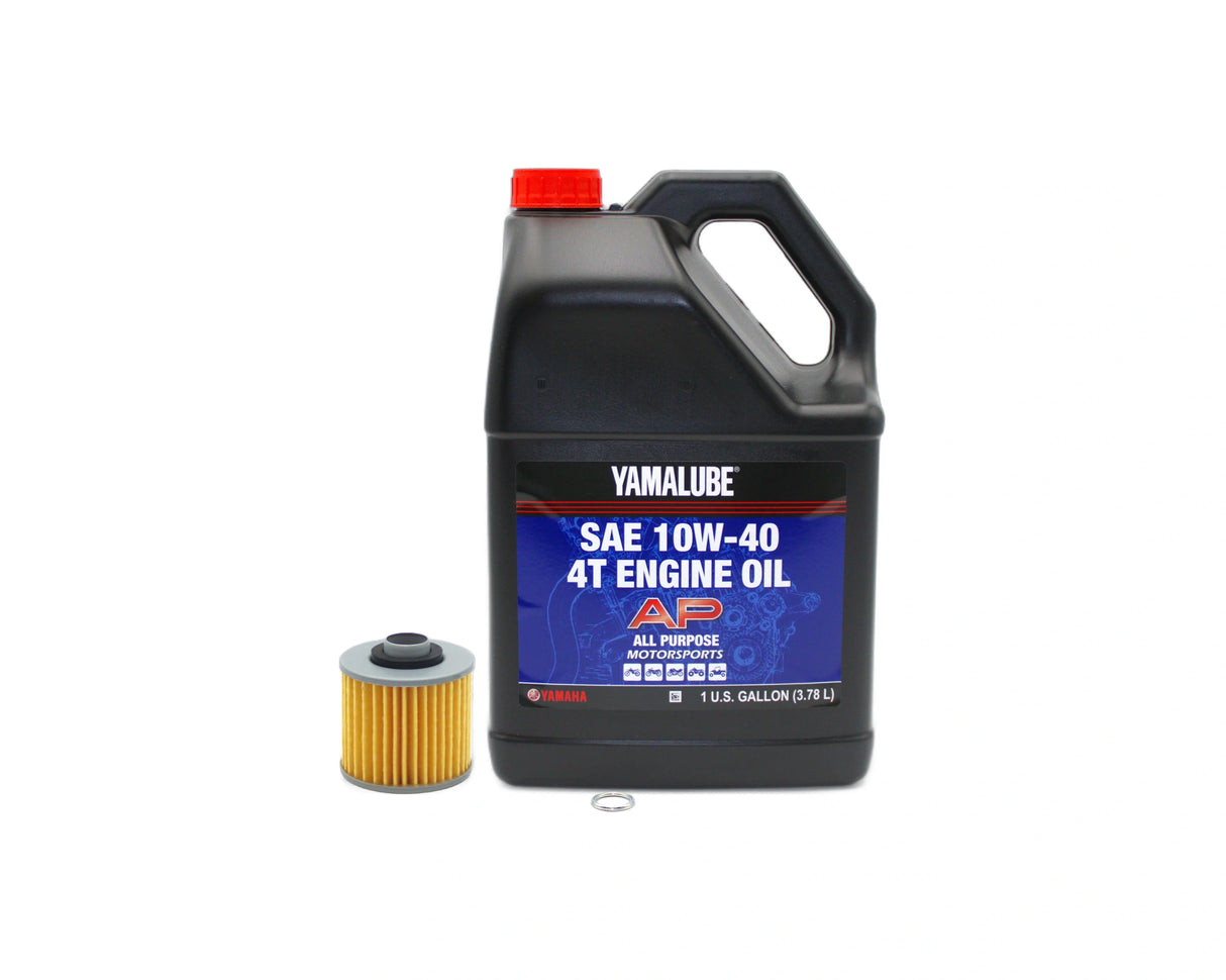Yamaha V Star 1100 Custom Motorcycle All Purpose 10W40 Oil Change Kit 2000-2009