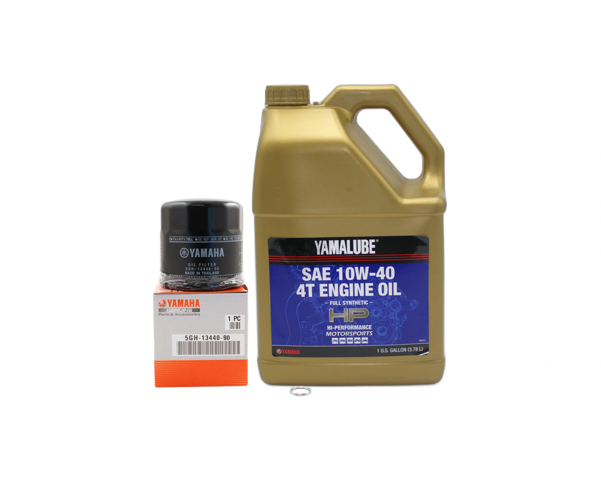 Yamaha Stryker Motorcycle Full Synthetic 10W40 Oil Change Kit 2011-2017