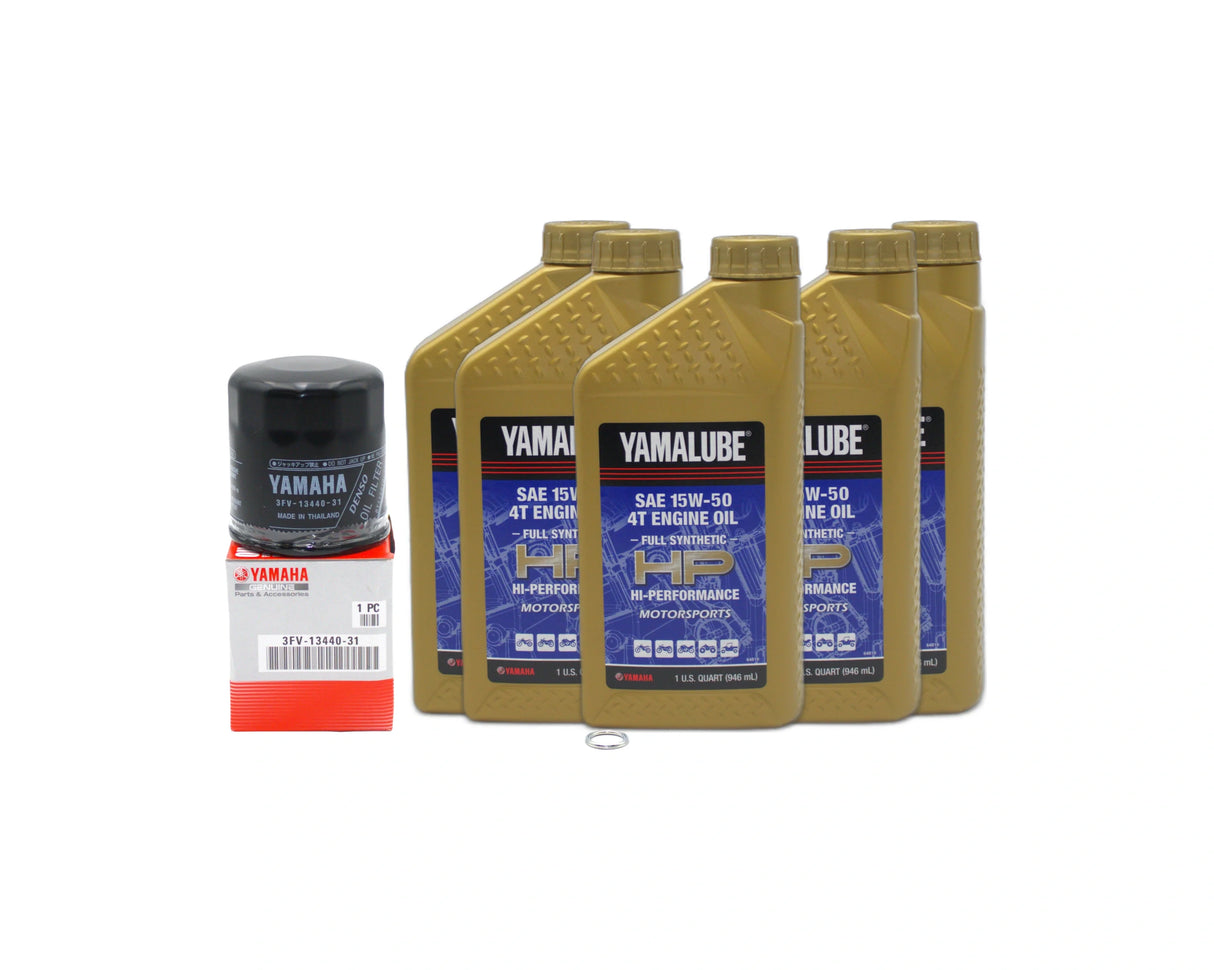 Yamaha Road Star 1600 Midnight Motorcycle Full Synthetic 15W50 Oil Change Kit 2002-2003