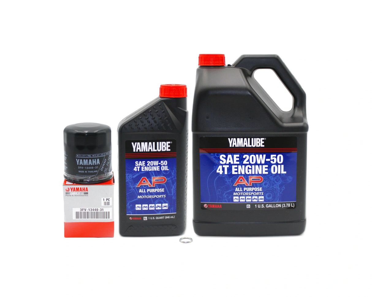 Yamaha Road Star 1700 Midnight Silverado Motorcycle All Purpose 20W50 Oil Change Kit 2004-2007