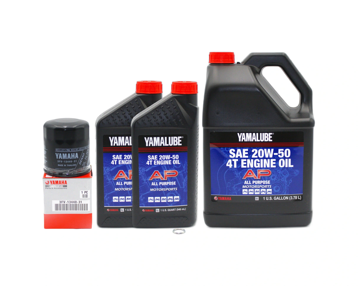 Yamaha Road Star 1700 Midnight Warrior Motorcycle All Purpose 20W50 Oil Change Kit 2006-2009