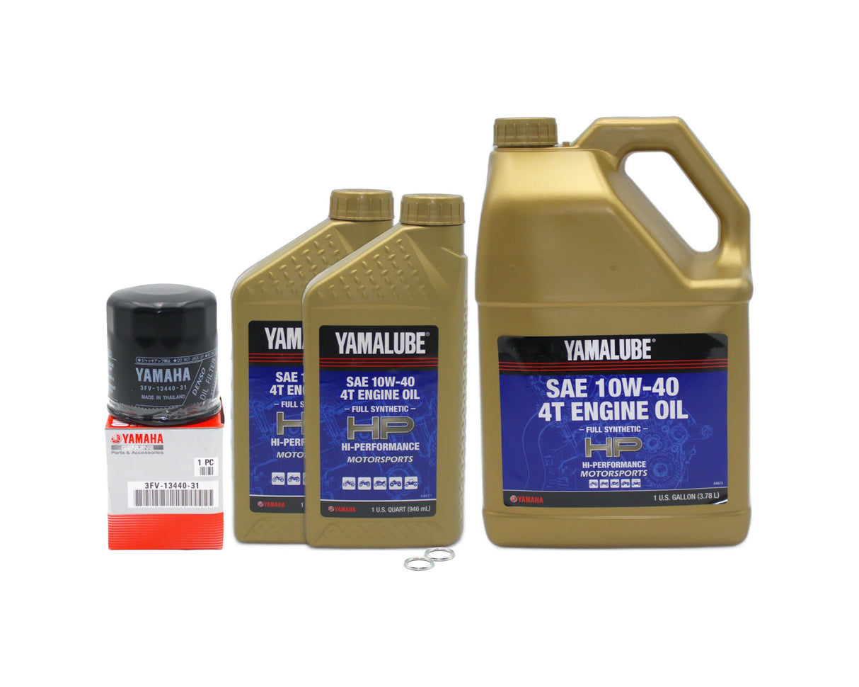 Yamaha Roadliner Midnight Motorcycle Full Synthetic 10W40 Oil Change Kit 2006-2007