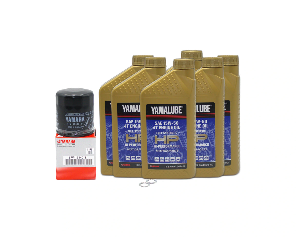 Yamaha Stratoliner S Motorcycle Full Synthetic 15W50 Oil Change Kit 2006-2014