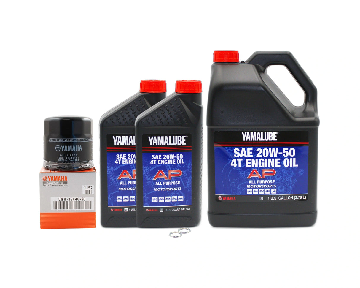 Yamaha Star Eluder Motorcycle All Purpose 20W50 Oil Change Kit 2018