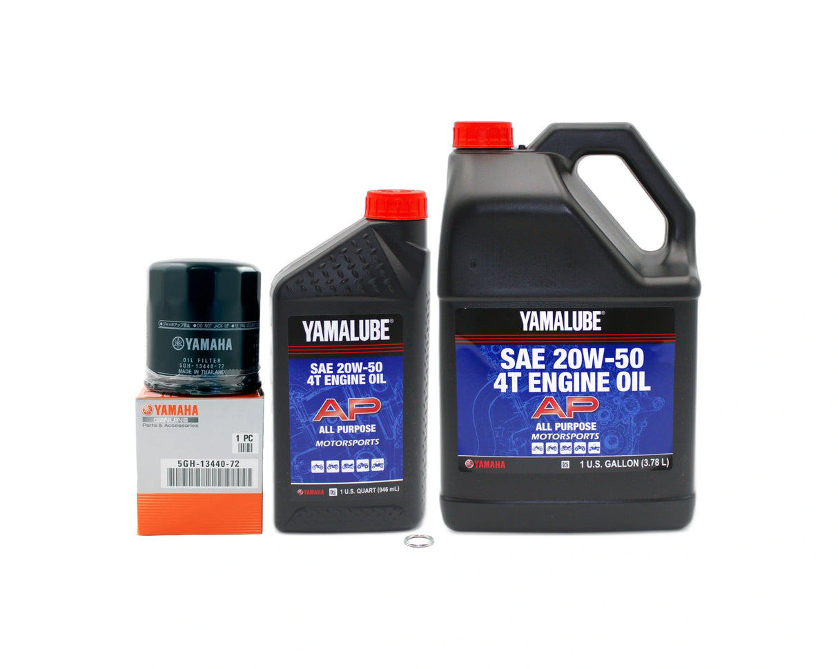 Yamaha V-Max 1700 Motorcycle All Purpose 20W50 Oil Change Kit 2009-2020
