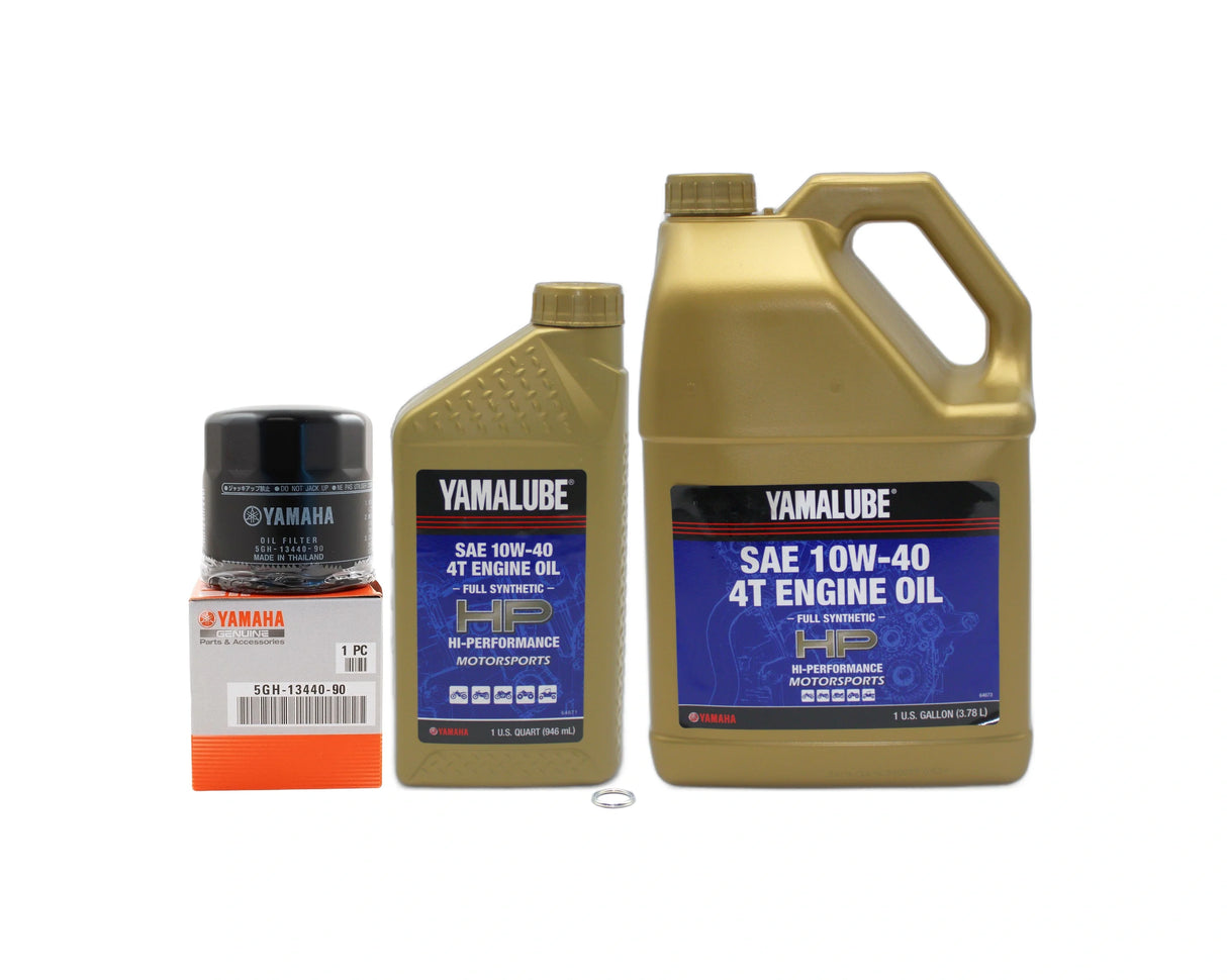 Yamaha FJR1300 A/ES Motorcycle Full Synthetic 10W40 Oil Change Kit 2003-2024