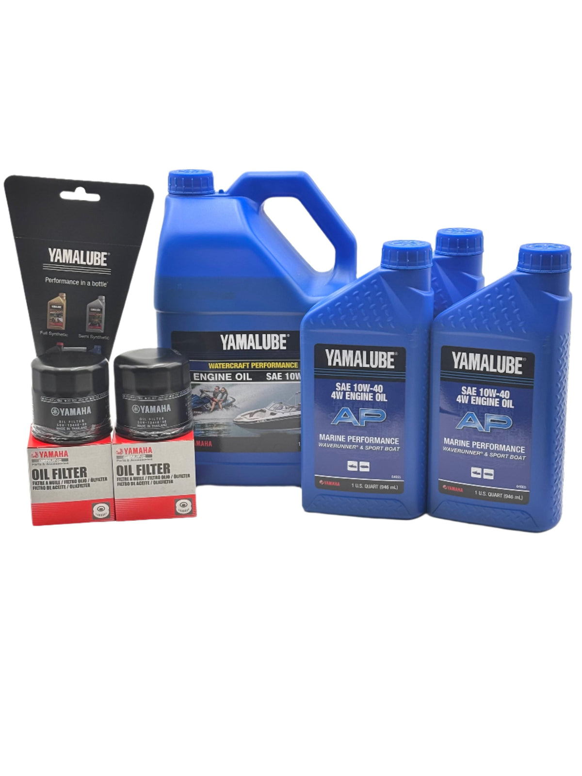 Yamaha AR210 Boat Yamalube 10W-40 Oil Change Kit 2017-2020