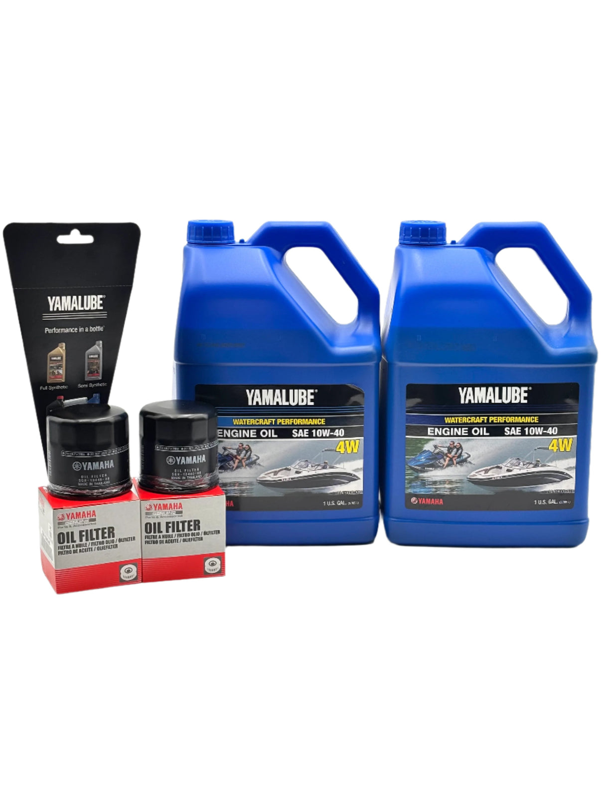 Yamaha SX210 (2017-2020) & SX220 (2023-Current) Boat Yamalube 10W-40 Oil Change Kit