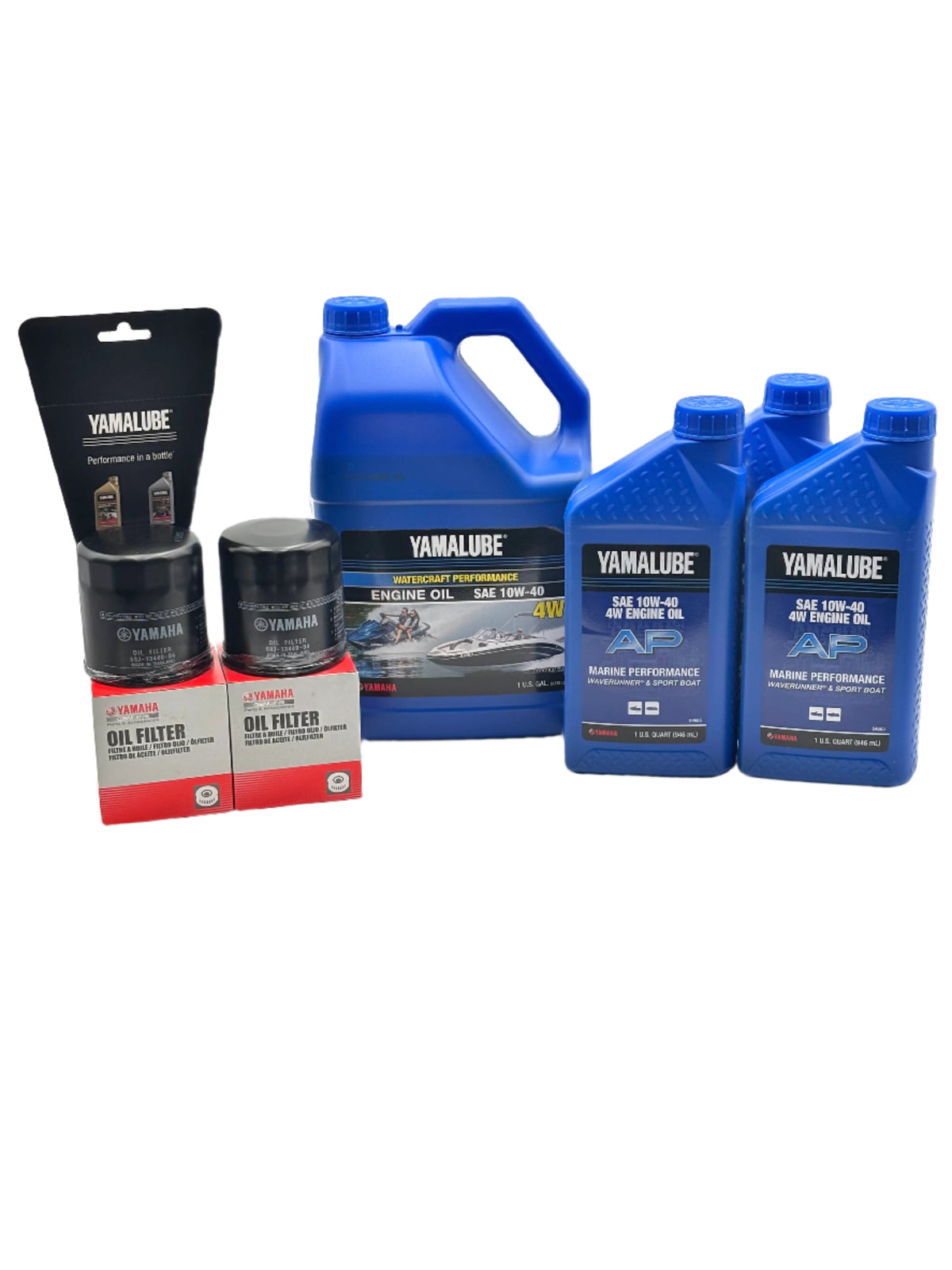Yamaha 242 Limited, 242 Limited S & 242 Limited S (California) Boat Yamalube 10W-40 Oil Change Kit 2010-2014