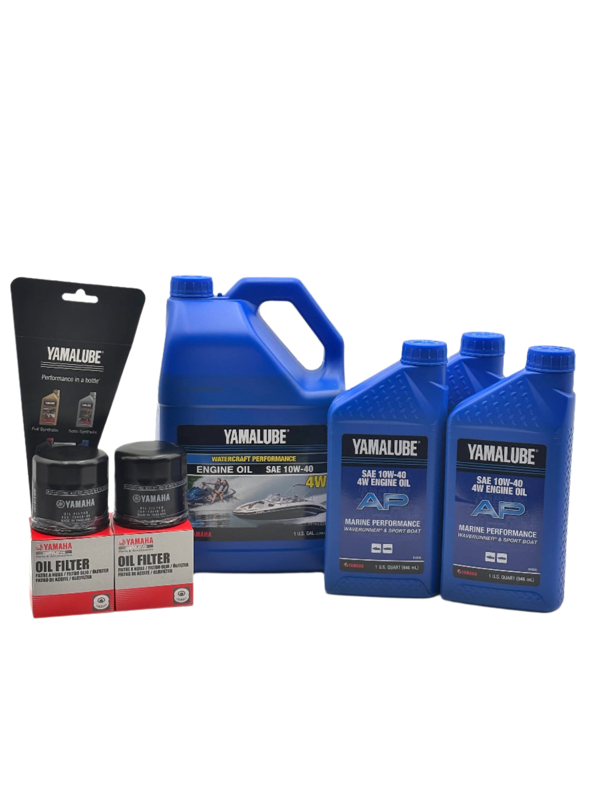 Yamaha 210 FSH Boat Yamalube 10W-40 Oil Change Kit 2018-2021