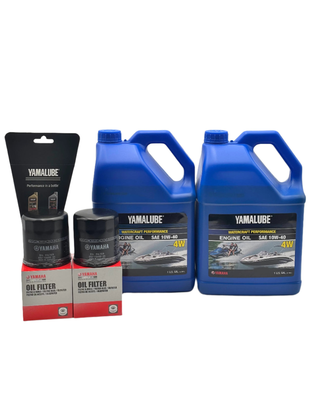 Yamaha 222 FSH Sport & 222 FSH Sport E Boat Yamalube 10W-40 Oil Change Kit 2023-Current