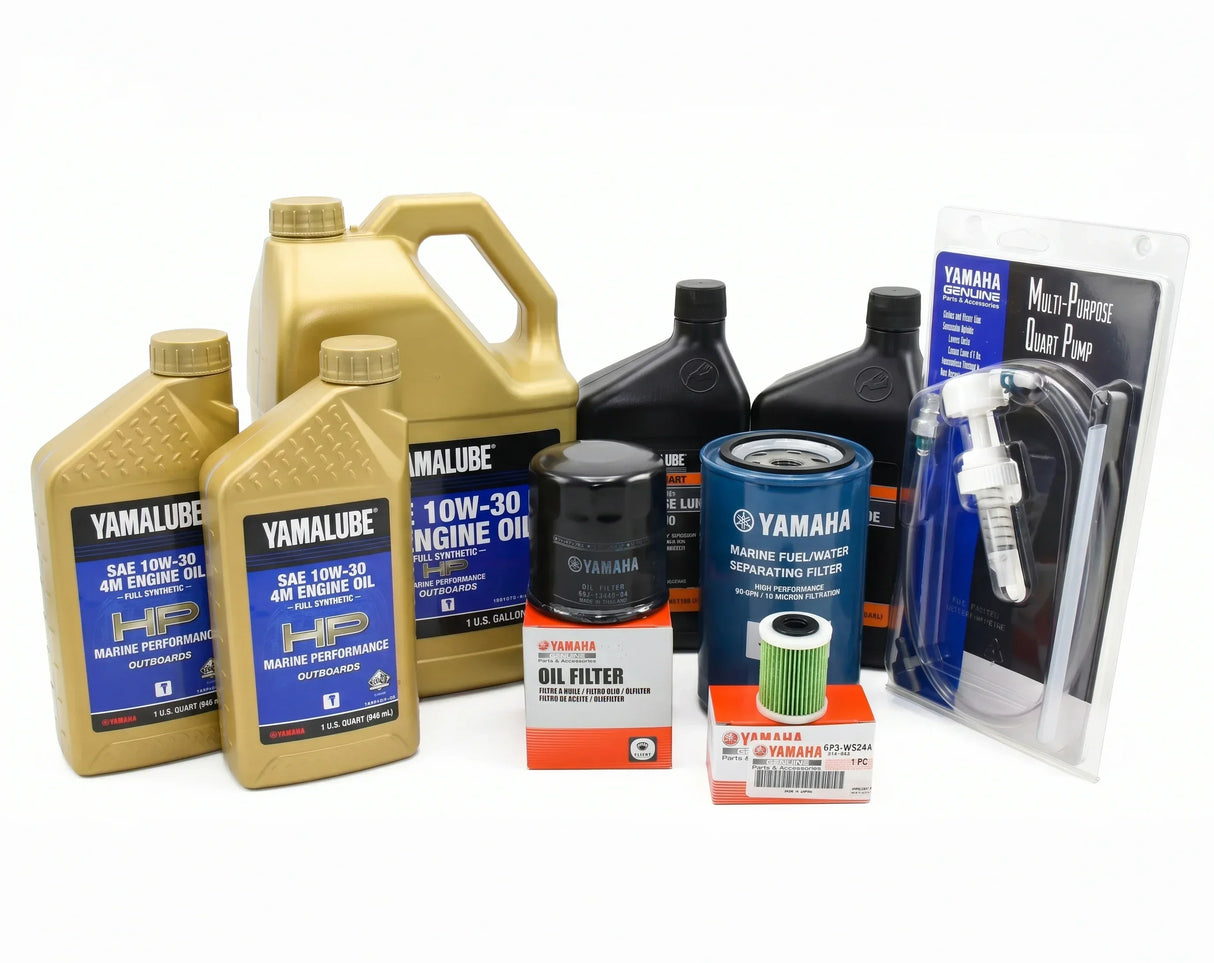 Yamaha F250 3.3L V6 20-Hr. Service Kit 2006-Current 10W-30 Full Synthetic