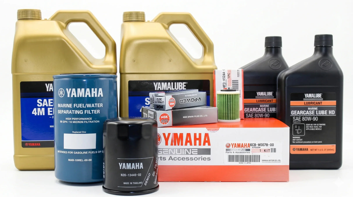 Yamaha VF200/225/250 SHO 100-Hr. Service Kit with Cooling LA Models Only 10W-30 Full Synthetic