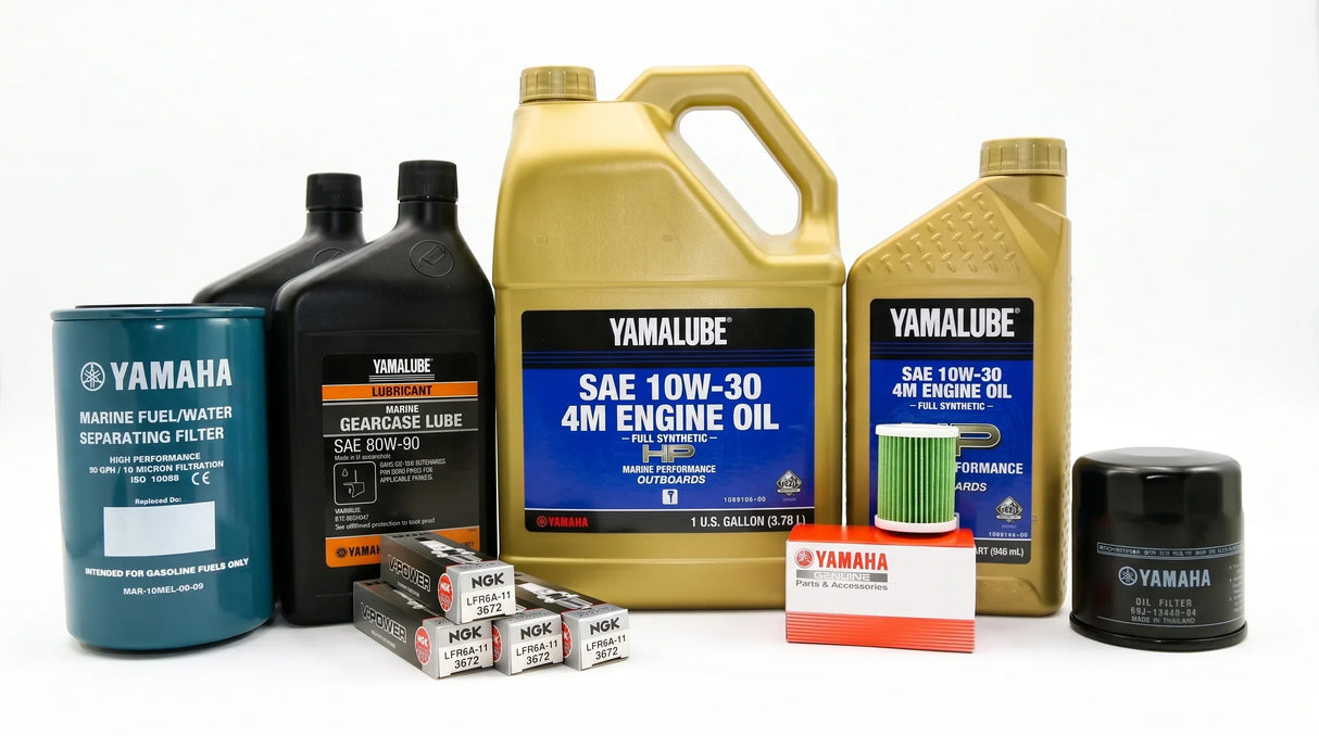 Yamaha F175/200 2.8L 100-Hr. Service Kit All Models 10W-30 Full Synthetic