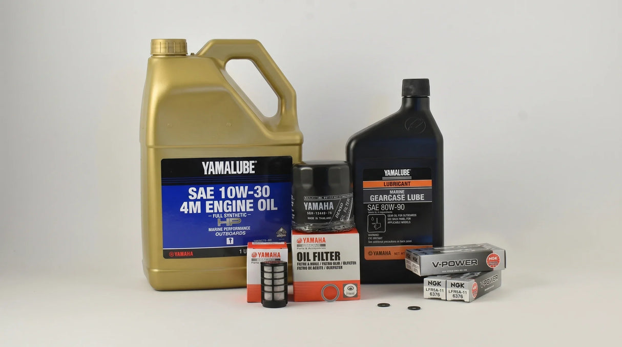 Yamaha F90 100-Hr. Service Kit 2003-2004 10W-30 Full Synthetic