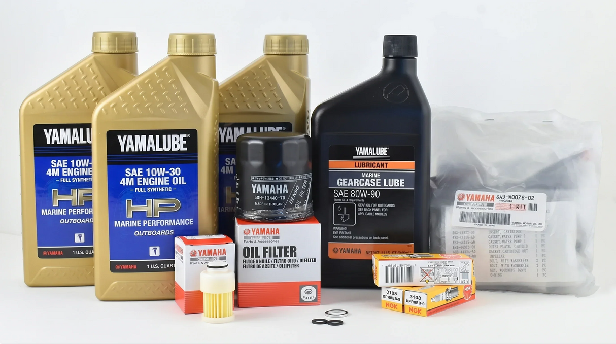 Yamaha T60 100-Hr. Service Kit with Cooling 2005 10W-30 Full Synthetic