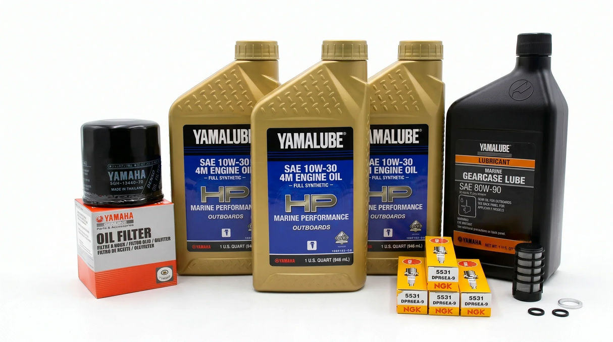 Yamaha F50 100-Hr. Service Kit 2000-2004 10W-30 Full Synthetic