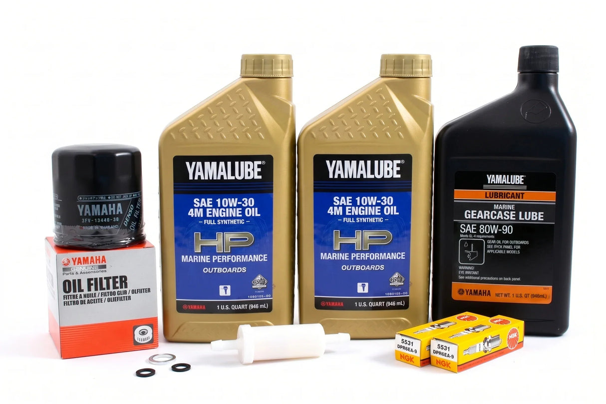 Yamaha F25 100-Hr. Service Kit 1998-1999 10W-30 Full Synthetic