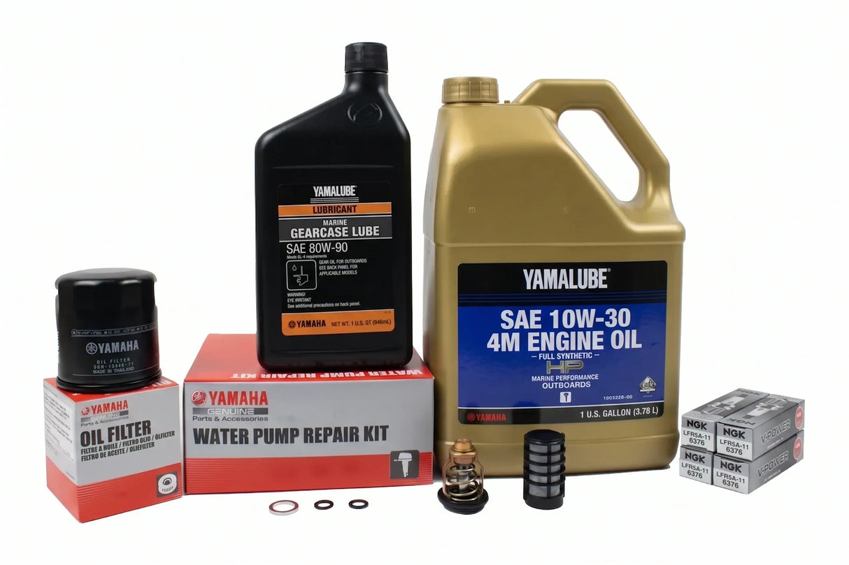 Yamaha F90 300-Hr. Service Kit 2003-2004 10W-30 Full Synthetic