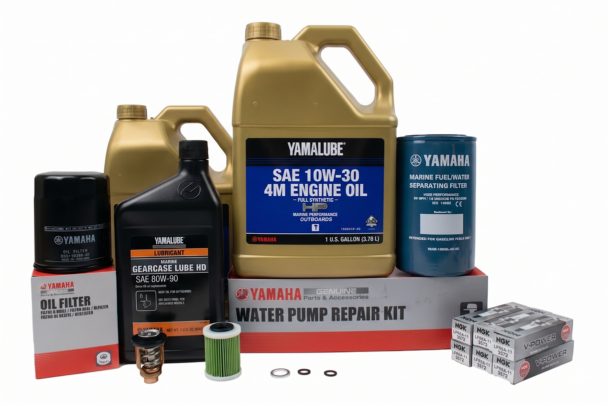 Yamaha VF200/225/250 SHO 300-Hr. Service Kit 2011-Current 10W-30 Full Synthetic