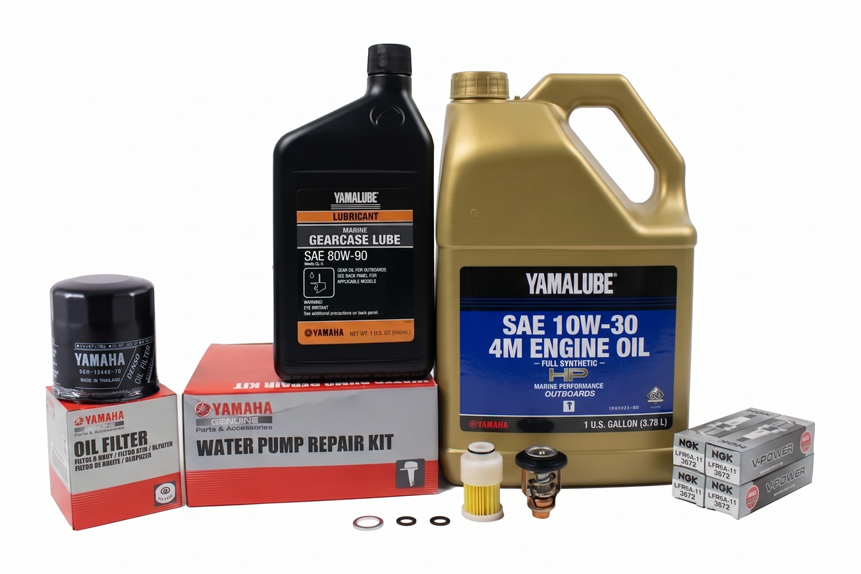 Yamaha F115 300-Hr. Service Kit 2000-2001 10W-30 Full Synthetic
