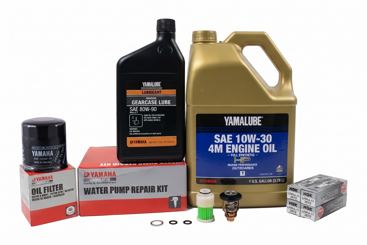 Yamaha F115 300-Hr. Service Kit 2006-2014 10W-30 Full Synthetic